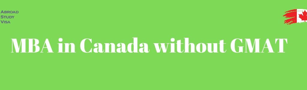 MBA-in-Canada-without-GMAT