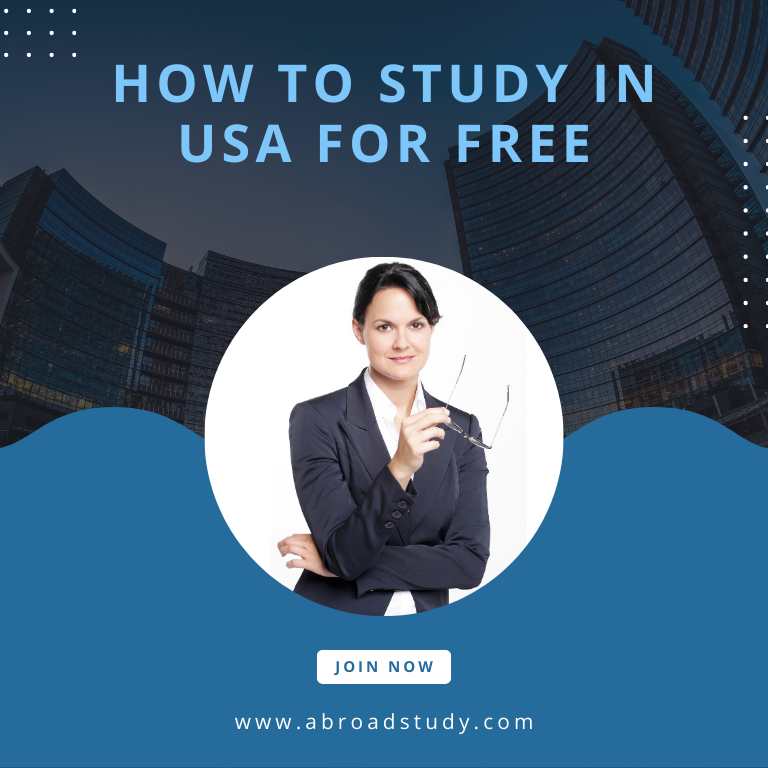 How to Study in USA for Free