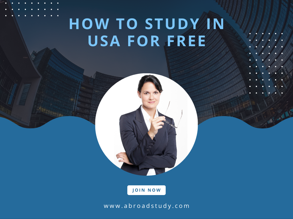 How to Study in USA for Free